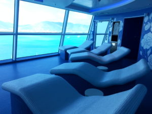 Celebrity Equinox Solstice Class Spa with Heated Beds, Steam and Sauna, and Aromatherapy suite